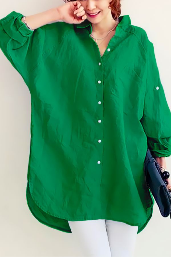 Olivia – Luxe Breathable Linen Shirt with Relaxed Fit