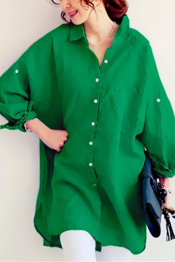 Olivia – Luxe Breathable Linen Shirt with Relaxed Fit