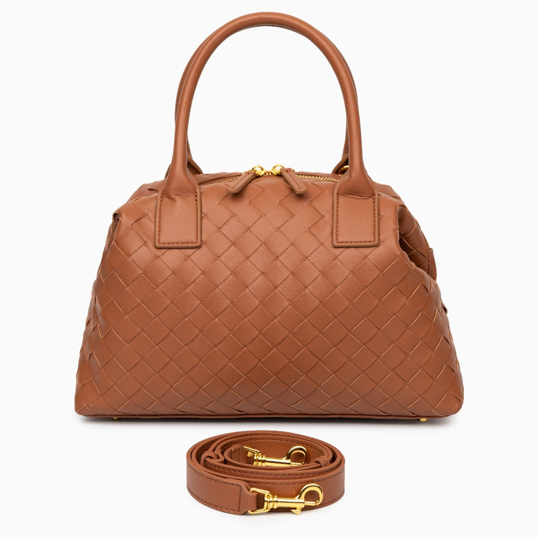 Isabelle Luxe Handbag - Elegant Woven Design