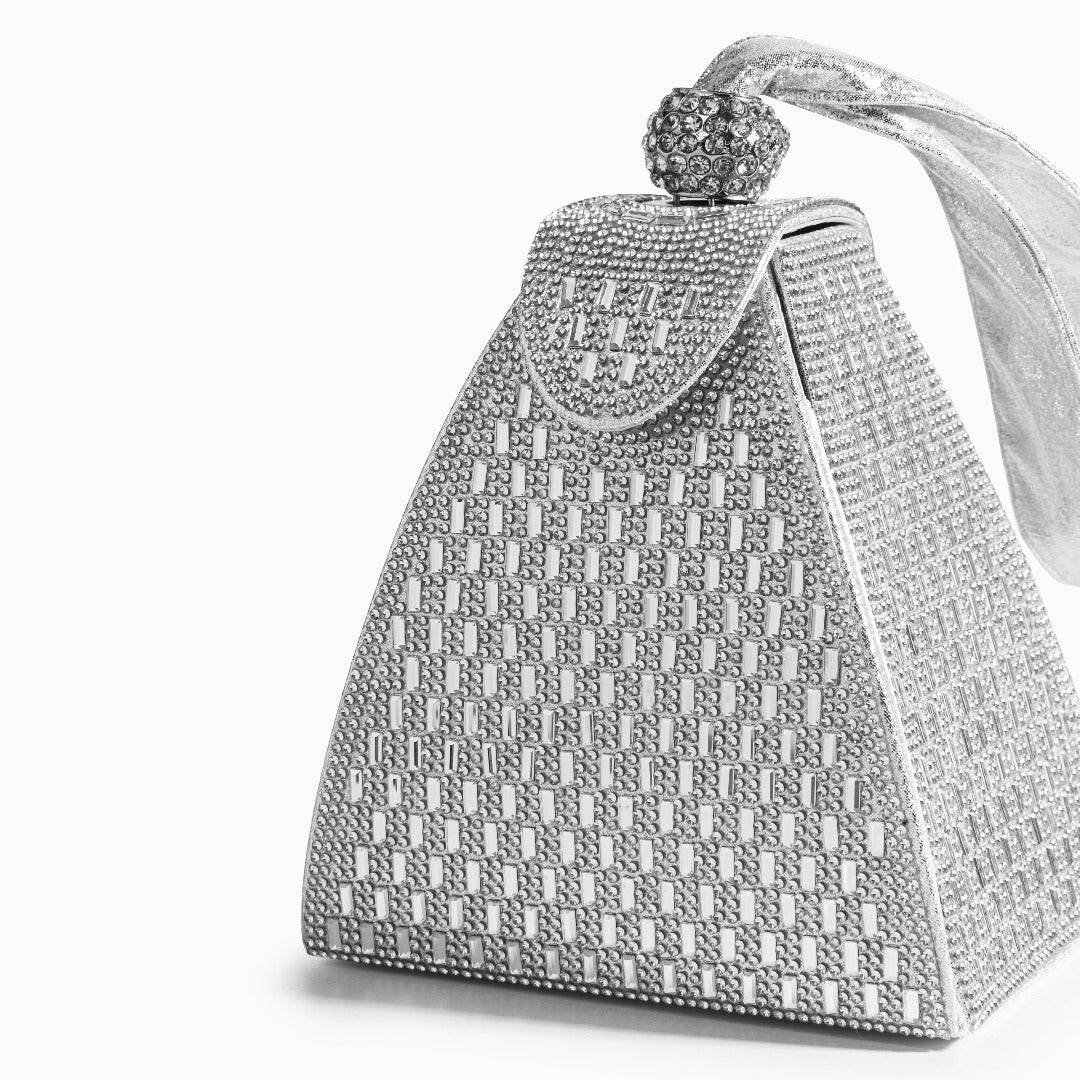 Celeste – Luxe Pyramid Handbag