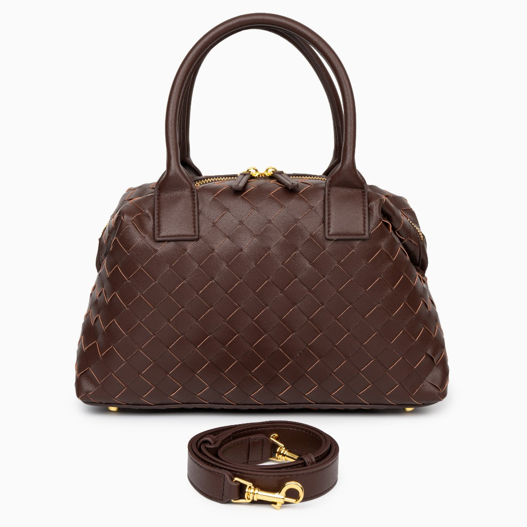 Isabelle Luxe Handbag - Elegant Woven Design