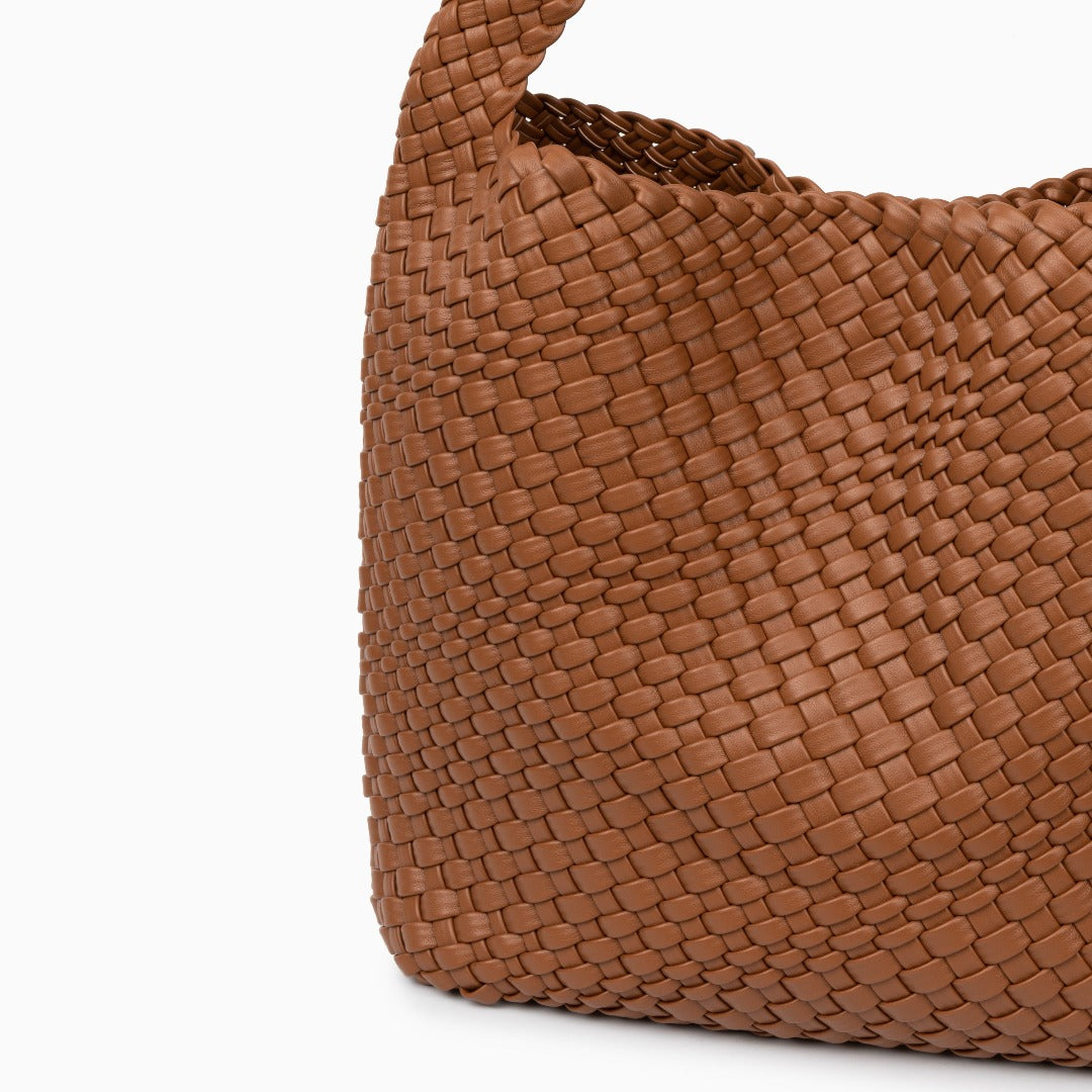 Elena Luxe Woven Handbag - Comfort and Style