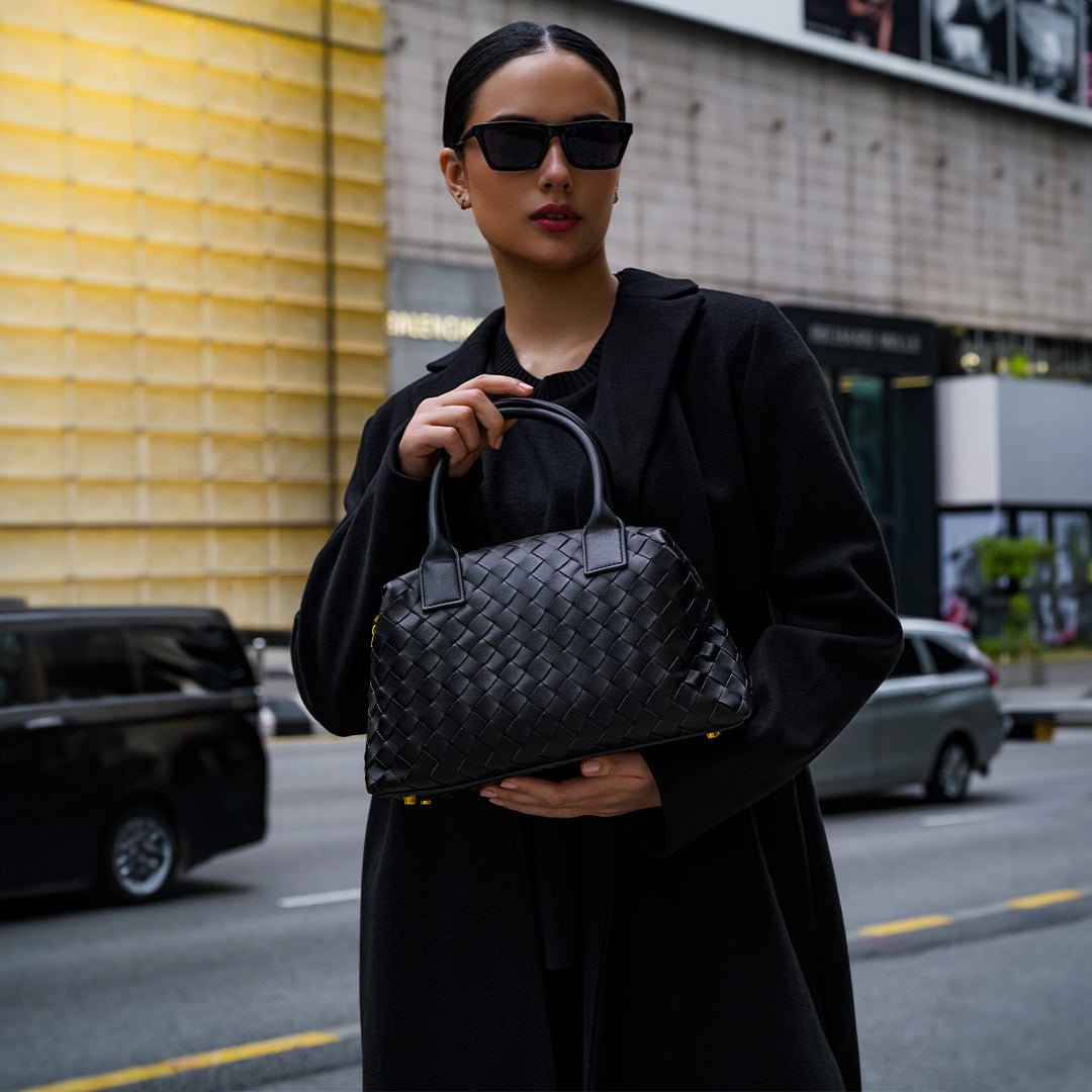 Isabelle Luxe Handbag - Elegant Woven Design