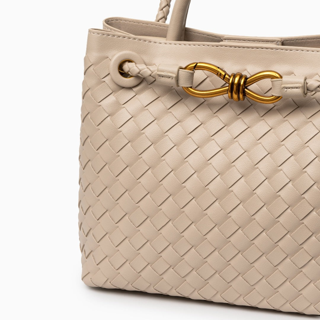 Elena – Luxe Braided Handbag