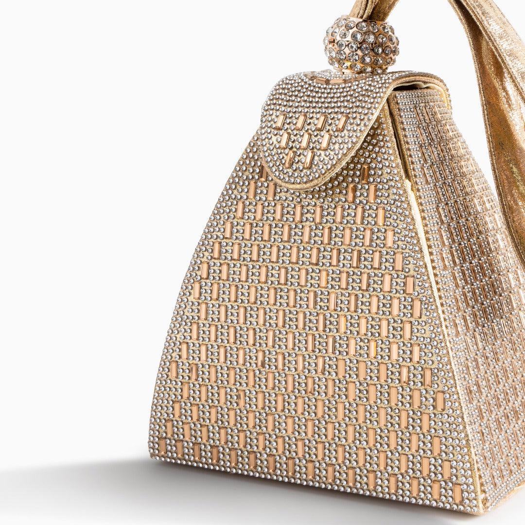 Celeste – Luxe Pyramid Handbag