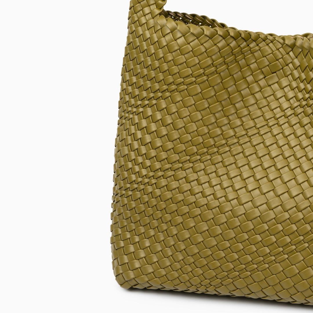 Elena Luxe Woven Handbag - Comfort and Style