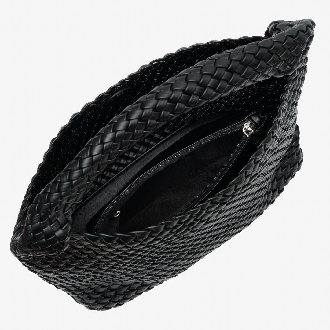 Elena Luxe Woven Handbag - Comfort and Style