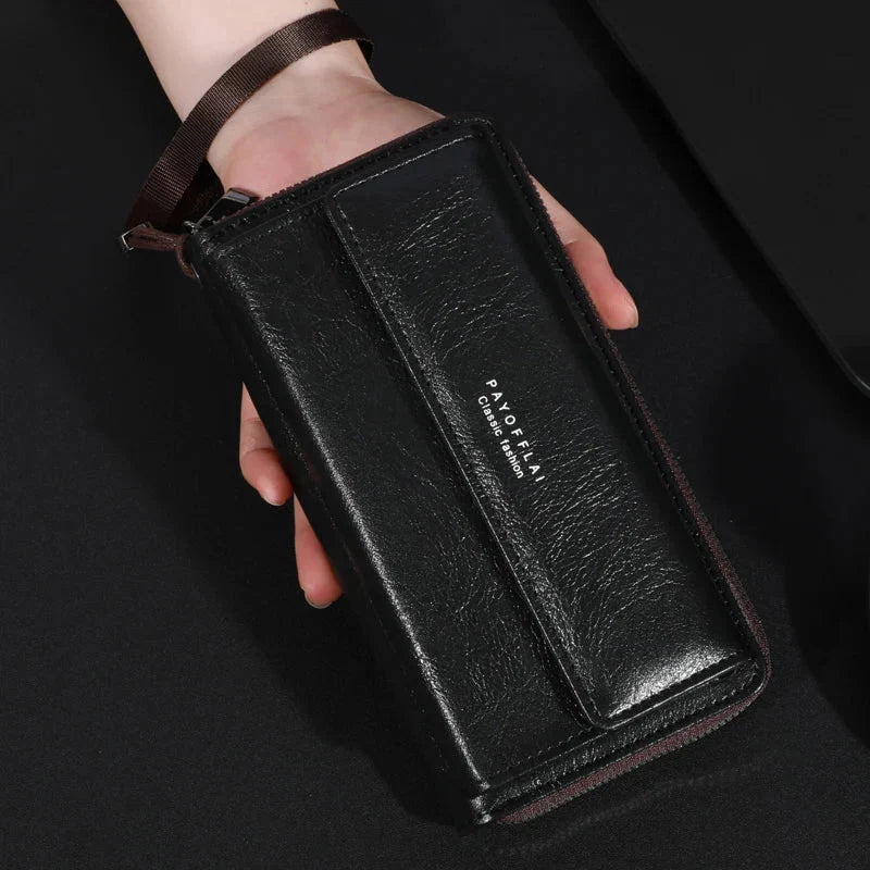 Lawrence Luxe Leren Portemonnee – Stijlvol & Functioneel