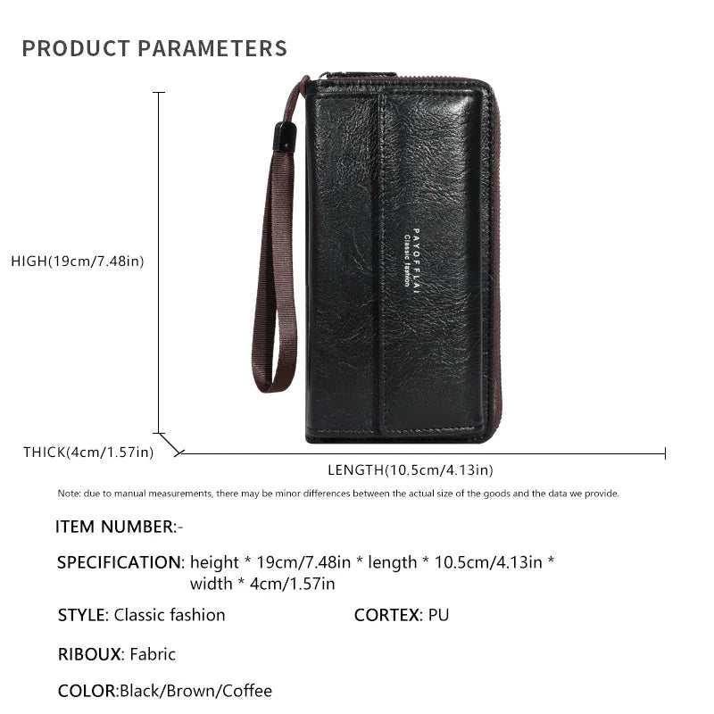 Lawrence Luxe Leren Portemonnee – Stijlvol & Functioneel