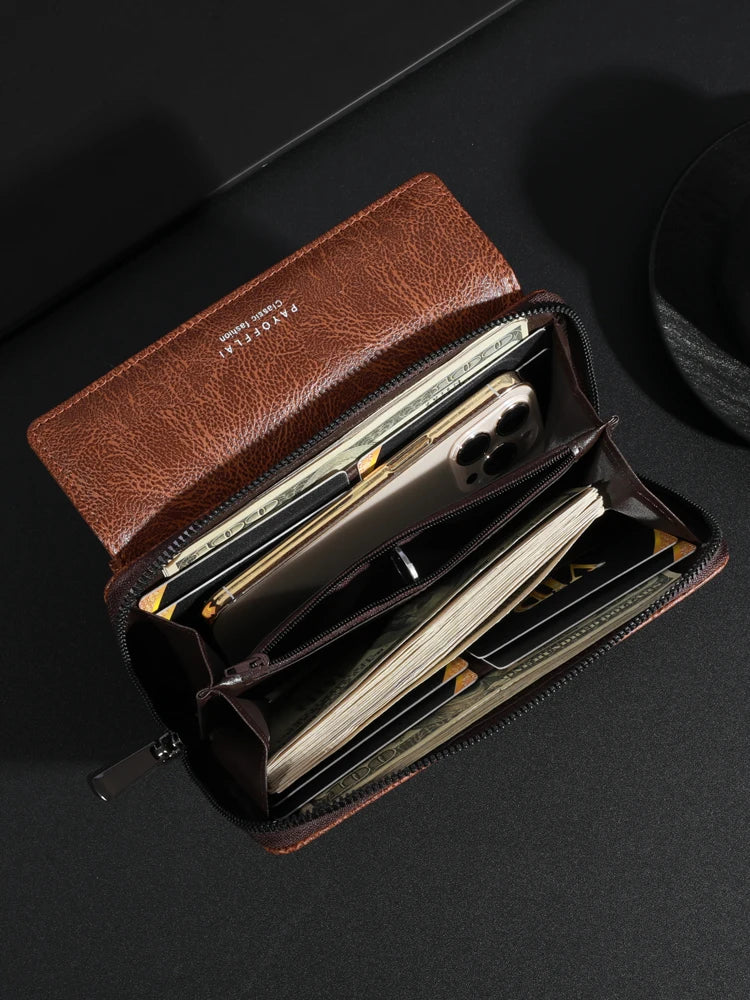 Lawrence Luxe Leren Portemonnee – Stijlvol & Functioneel