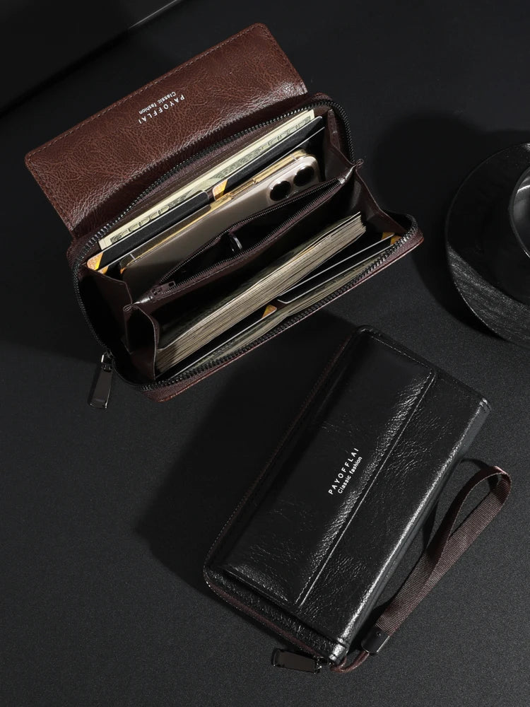 Lawrence Luxe Leren Portemonnee – Stijlvol & Functioneel