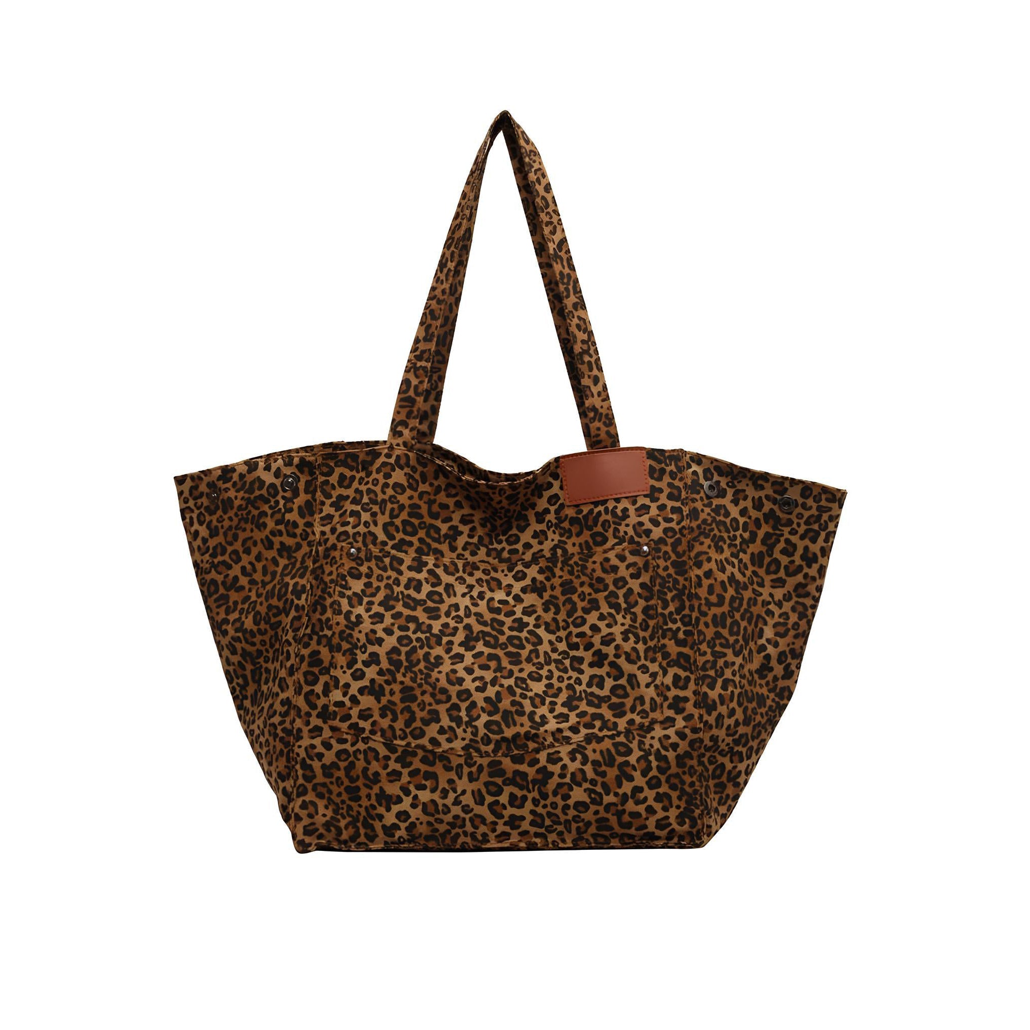 Zoë - Luipaard Print Ruime Canvas Tote