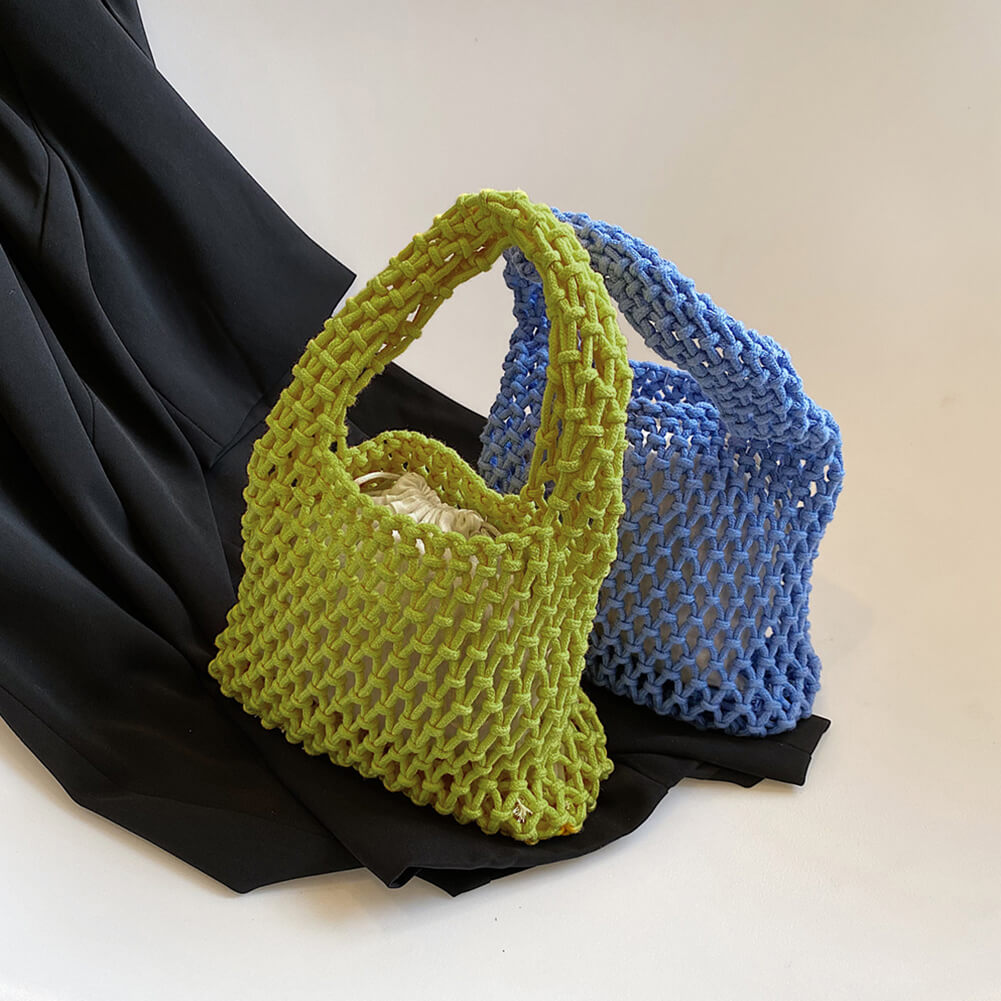 Amber's Luxe Crocheted Handbag for Women