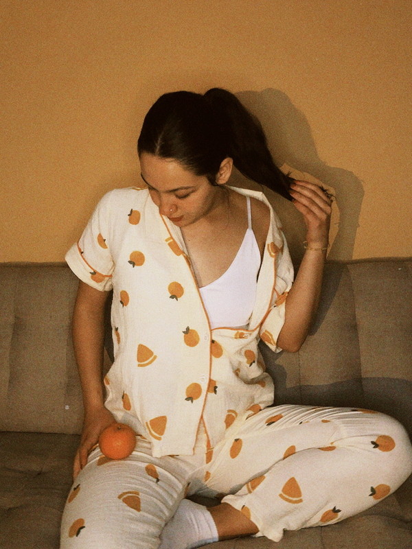 Elise Elegant Cotton Pajama Set