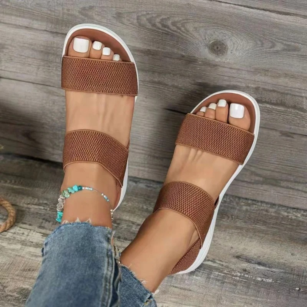 Valeria Comfortable Leather Orthopedic Sandals – Supportive & Stylish