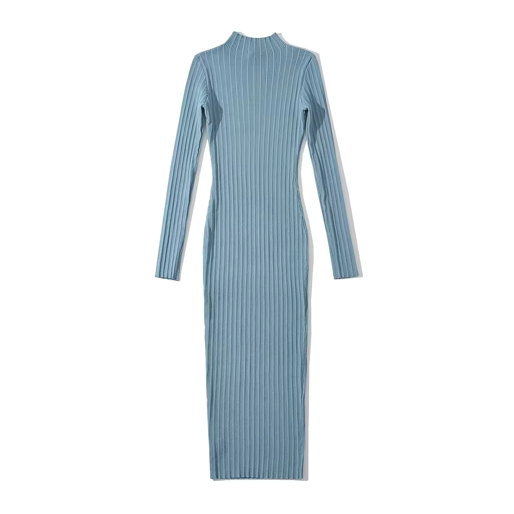 Sophie - Elegant Ribbed Midi Dress