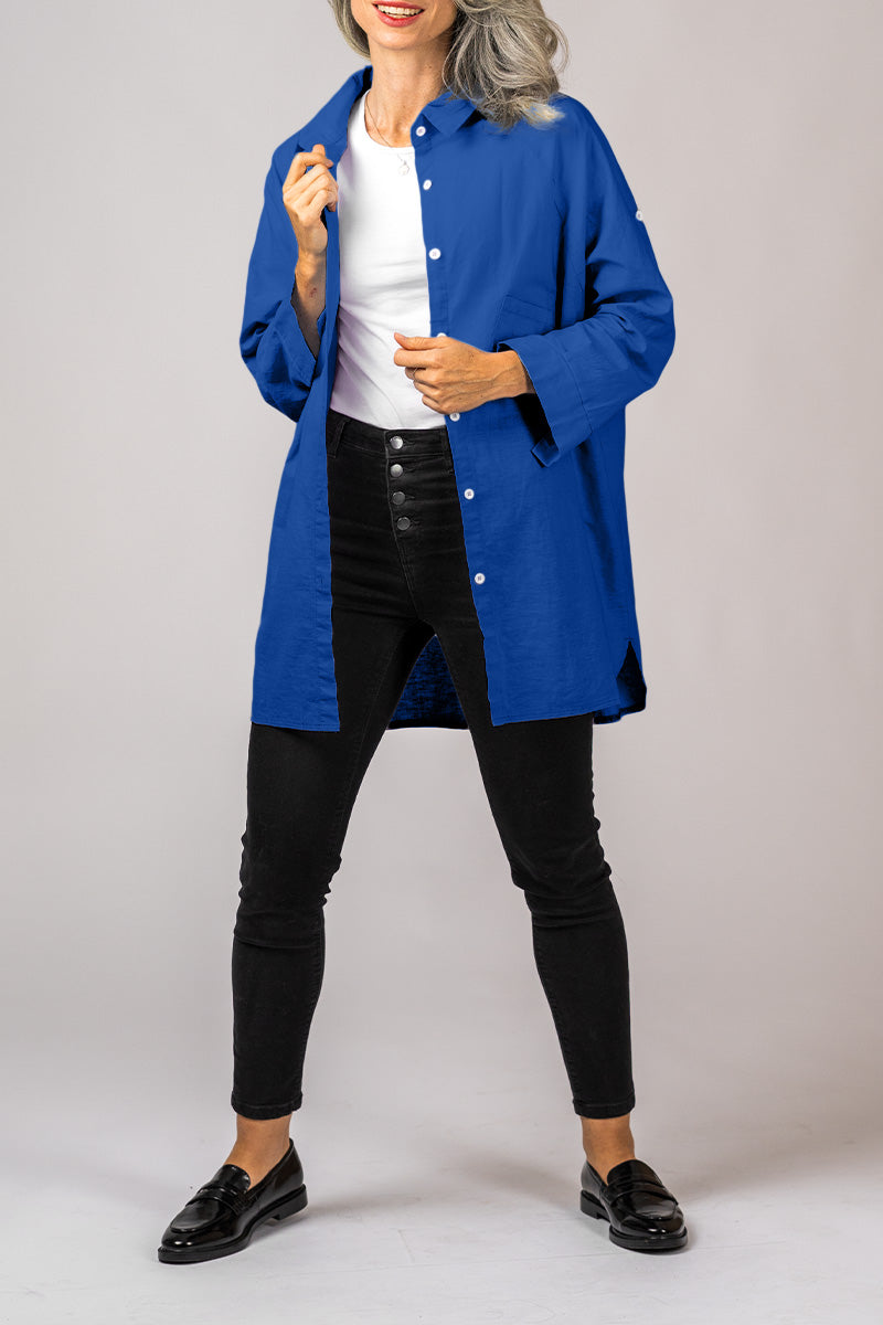 Olivia – Luxe Breathable Linen Shirt with Relaxed Fit