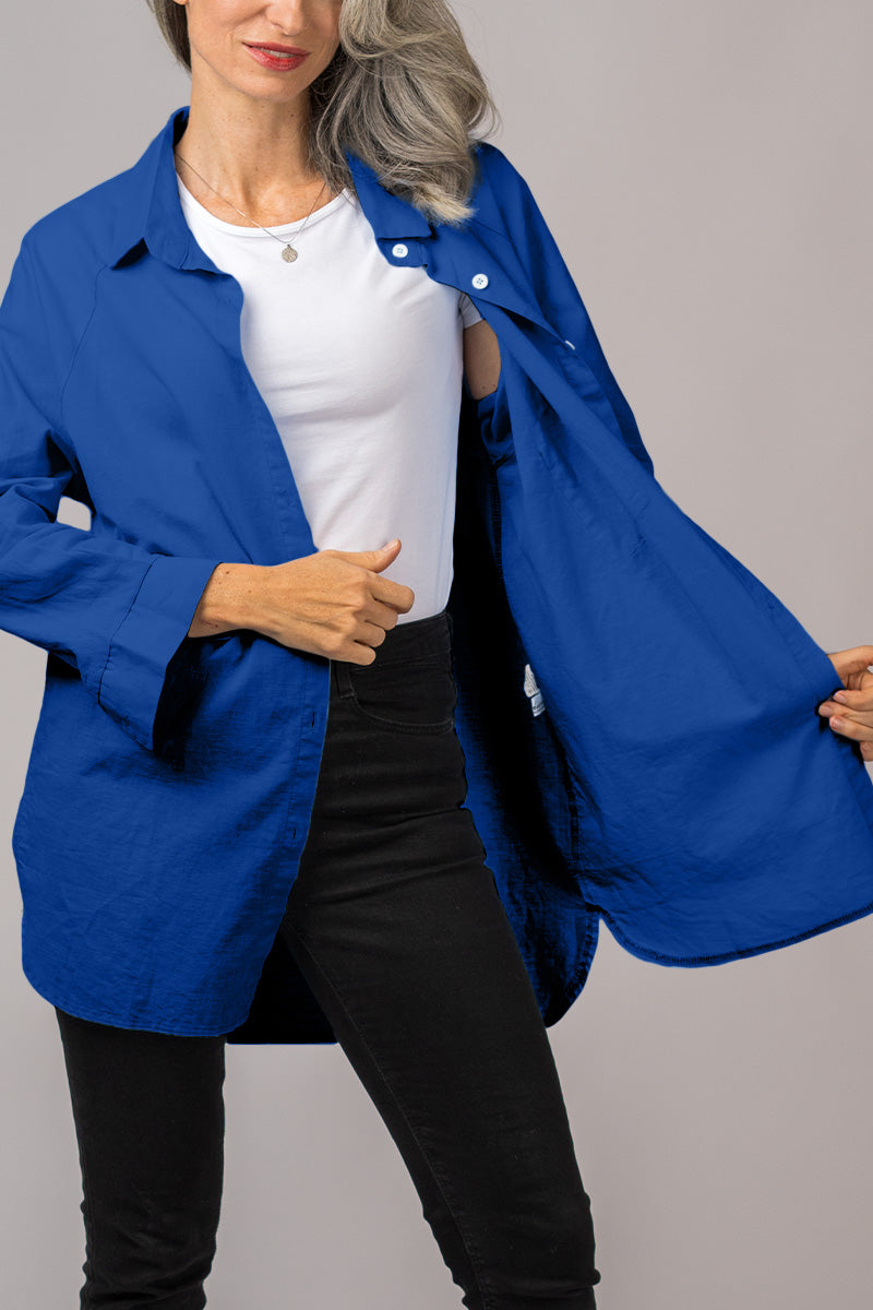 Olivia – Luxe Breathable Linen Shirt with Relaxed Fit