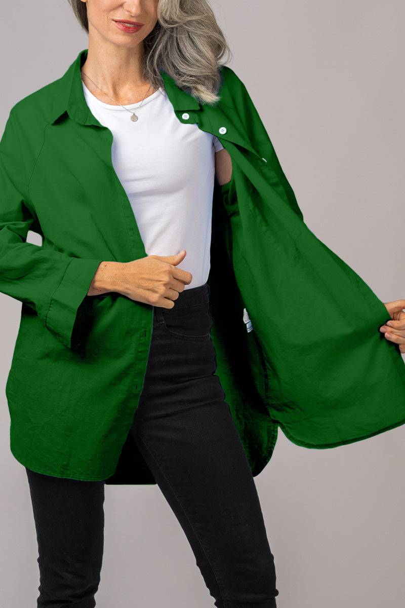 Olivia – Luxe Breathable Linen Shirt with Relaxed Fit