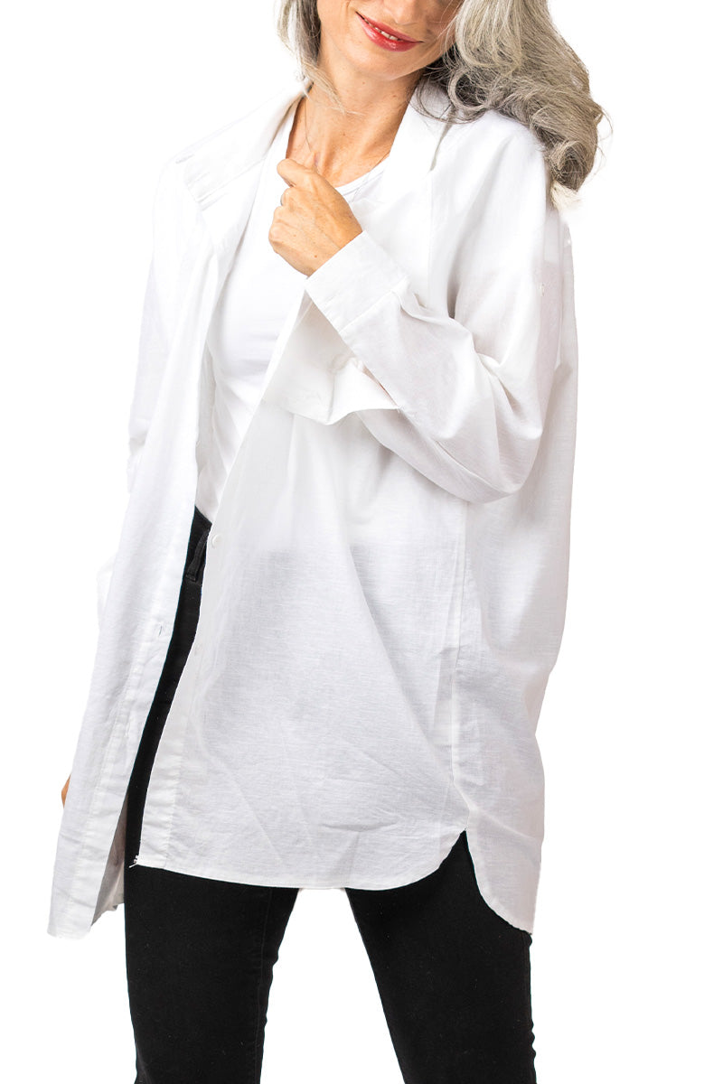 Olivia – Luxe Breathable Linen Shirt with Relaxed Fit