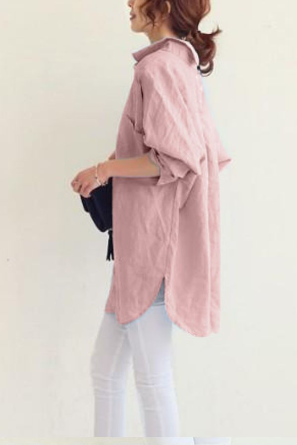 Olivia – Luxe Breathable Linen Shirt with Relaxed Fit