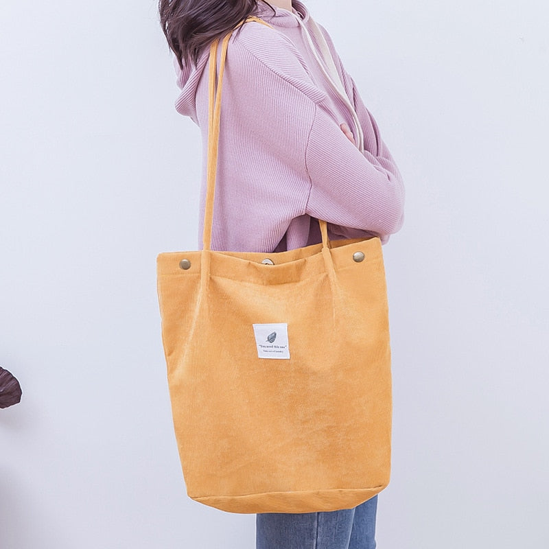 Sophie Comfortable Corduroy Shopper