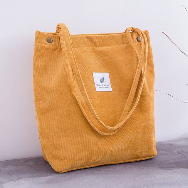 Sophie Comfortable Corduroy Shopper