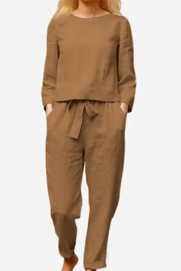 Emma - Luxe Linnen Two-Piece Set