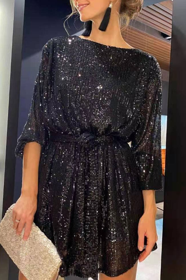 Sophia Sparkling Mini Dress