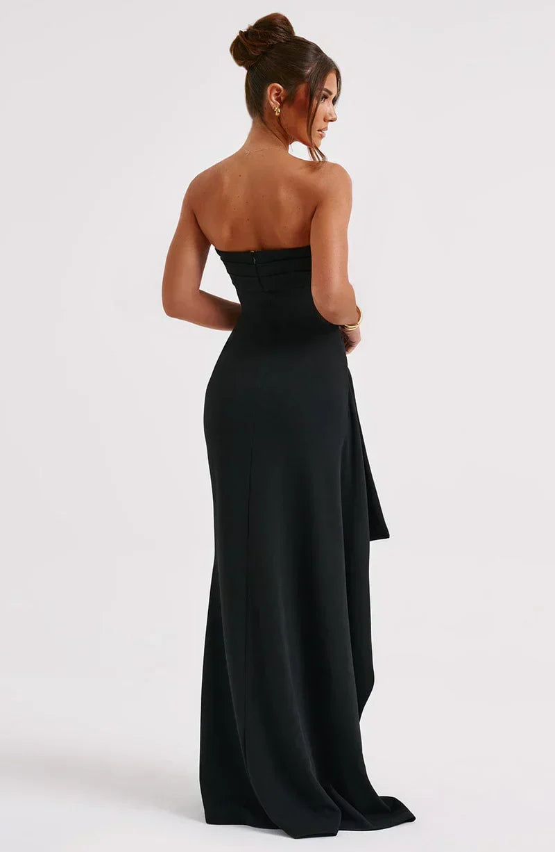 Olivia Elegant Twisted Maxi Dress