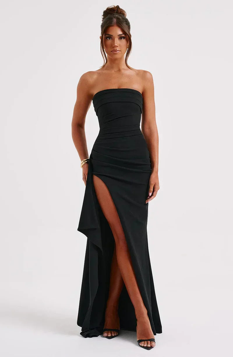 Olivia Elegant Twisted Maxi Jurk